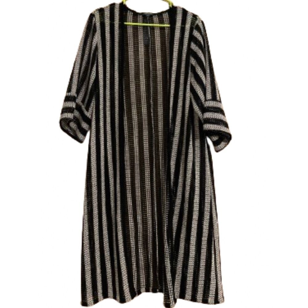 Wild Fable Women’s Stripe Multi Knit Open Front Cardigan Beach Coverup Sz-XS/S
